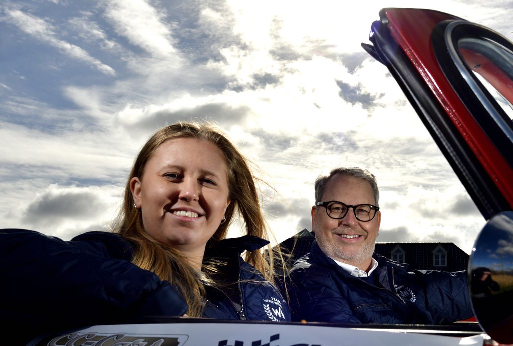 Far og datter-holdet Torben Weber Andersen fra Holte og Emilie Weber Wellendorf fra Frederiksberg har tidligere vundet Oresund Rally. De vil forsøge at gentage sejren på lørdag.
(Foto: Michael Eisenberg)